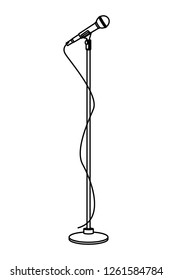 Microphone On Stand