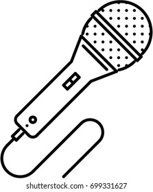  microphone outline icon