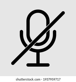 microphone outline icon isolated vector illustration