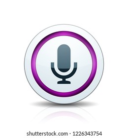 Microphone Podcast button illustration