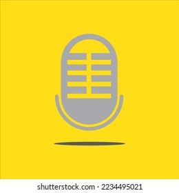 Mikrofon für Podcast, Vektorsymbol