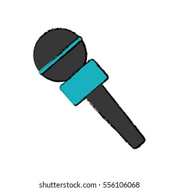 Microphone professional equipment icon vector illustration graphic design