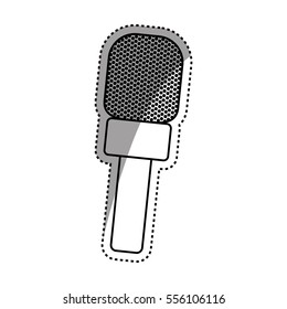 Microphone professional equipment icon vector illustration graphic design