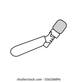 Microphone professional equipment icon vector illustration graphic design