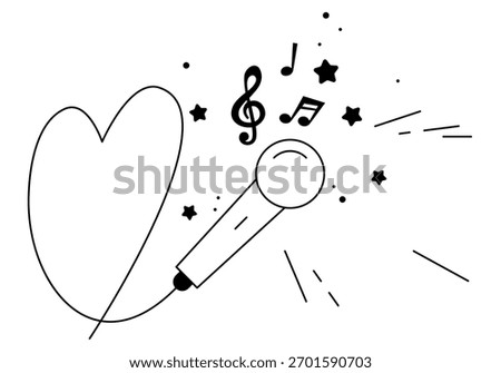 Microphone. Record microphone icon. Karaoke night party. Stage retro vintage microphone vector illustration. Karaoke club vector illustration