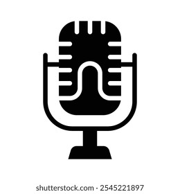 Microphone for recording audio or amplifying sound