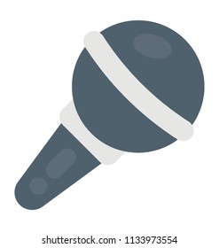 A microphone representation of announcement
