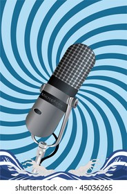 microphone and the sea