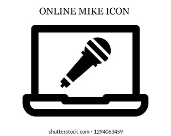 Microphone search icon. Editable Microphone search icon for web or mobile.