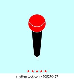 Microphone  set icon .