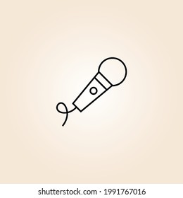 Microphone sign icon design vector 