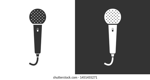 Microphone Sign Symbol Icon Vector
