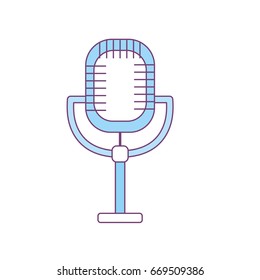 microphone to sing music in the performance