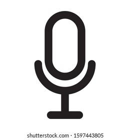 microphone sound device isolated icon vector illustration design