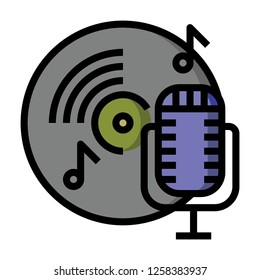 Microphone sound icon