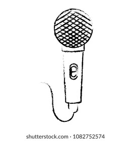microphone sound isolated icon