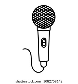 microphone sound isolated icon