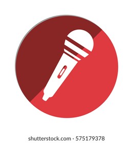 microphone sound isolated icon