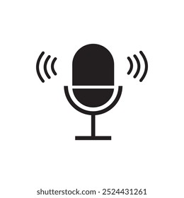 microphone sound isolated icon vector illustration design. Eps file 10.
