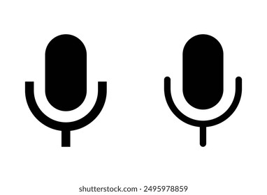 Microphone speaker flat icon for apps and websites. microphone icon isolated on white background. Modern icon vector illustration. EPS file 181.