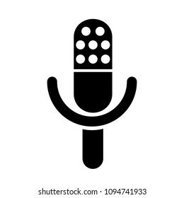 Microphone speaker icon for apps and websites – vector