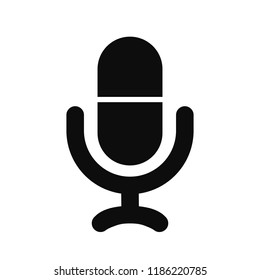 Microphone speaker icon sign for apps and websites – for stock