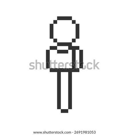 microphone speaker voice pixel art