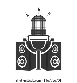 microphone and speakers