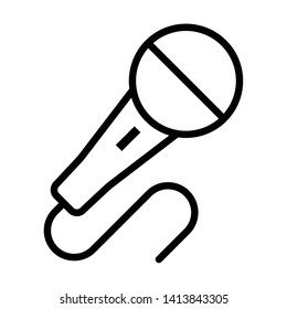 microphone speech equipment icon vector