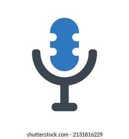 Microphone speech icon.music (vector illustration)
