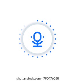 microphone, speech recognition vector