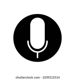 Microphone style icon vector