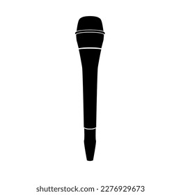 Microphone Symbol Flat Icon Vector