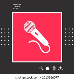Microphone symbol icon