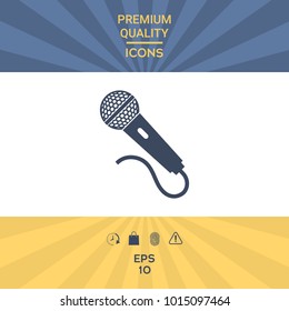 Microphone symbol icon