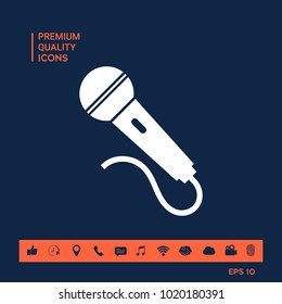 Microphone symbol icon