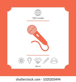 Microphone symbol icon