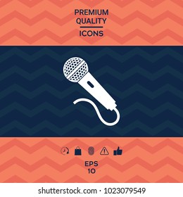 Microphone symbol icon