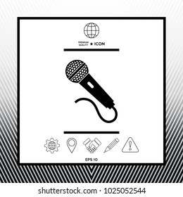 Microphone symbol icon