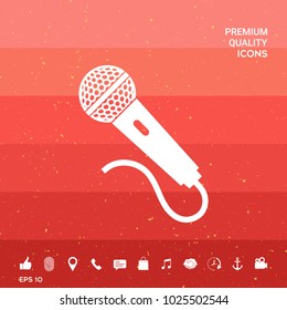 Microphone symbol icon