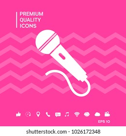 Microphone symbol icon
