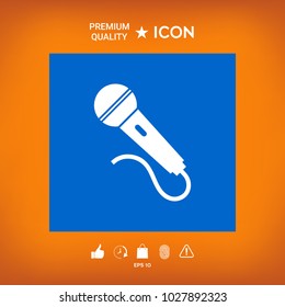 Microphone symbol icon