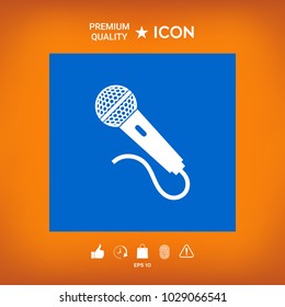 Microphone symbol icon