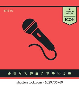 Microphone symbol icon