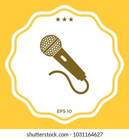 Microphone symbol icon