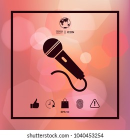 Microphone symbol icon