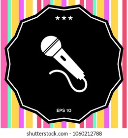 Microphone symbol icon
