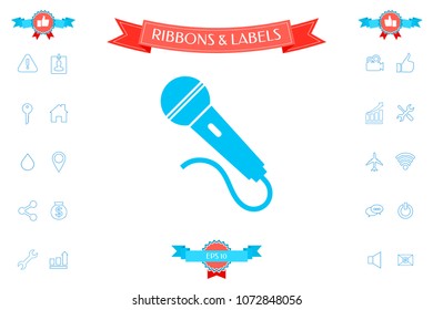 Microphone symbol icon