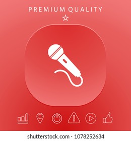 Microphone symbol icon