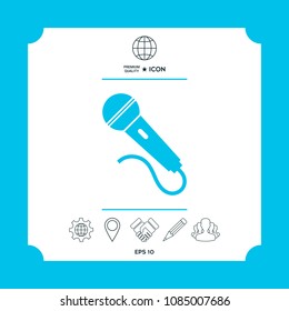 Microphone symbol icon